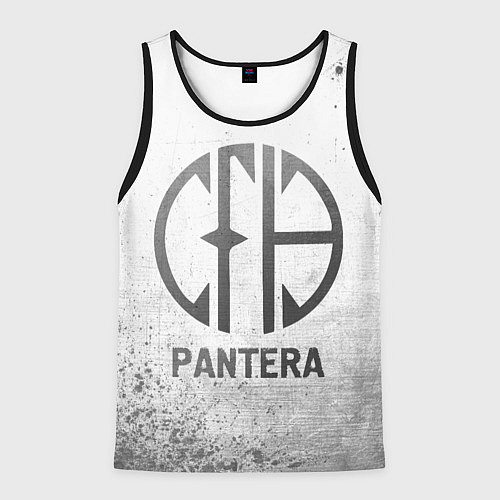 Мужская майка без рукавов Pantera - white gradient / 3D-Черный – фото 1