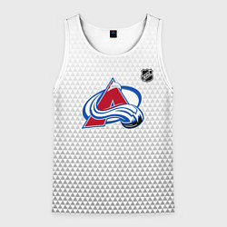 Майка-безрукавка мужская Колорадо Эвеланш - белый геометрический градиент, цвет: 3D-белый