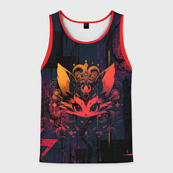 Майка-безрукавка мужская Магический лисёнок, цвет: 3D-красный