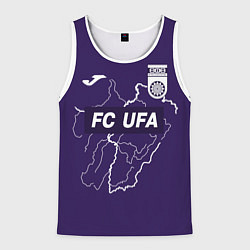 Майка-безрукавка мужская FC Ufa - football, цвет: 3D-белый