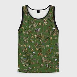 Майка-безрукавка мужская Земли Замка - Герои 3, цвет: 3D-черный