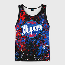 Мужская майка без рукавов Клипперс - цветовой хаос