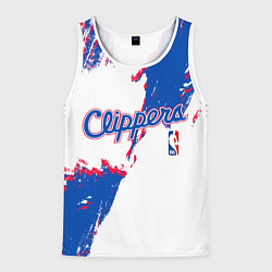 Мужская майка без рукавов Клипперс - разлитая краска