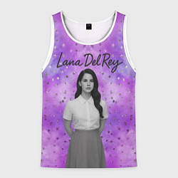 Мужская майка без рукавов Lana Del Rey в черно-белом
