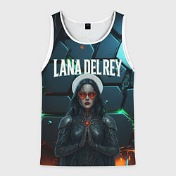 Мужская майка без рукавов Lana Del Rey в стиле киберпанка