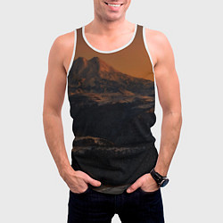 Майка-безрукавка мужская Эльбрус, цвет: 3D-белый — фото 2