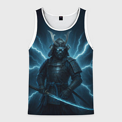 Мужская майка без рукавов Электросамурай