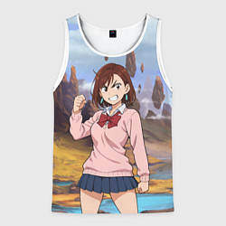 Мужская майка без рукавов Сиратори Айра злая - Дандадан