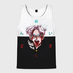 Майка-безрукавка мужская Аниме Дандадан Окарун, цвет: 3D-белый