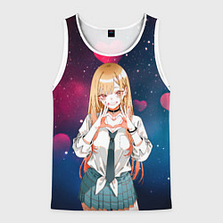 Майка-безрукавка мужская Марин Китагава с любовью - Эта фарфоровая кукла вл, цвет: 3D-белый