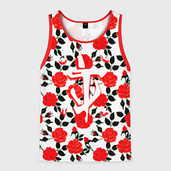 Мужская майка без рукавов Doom розы