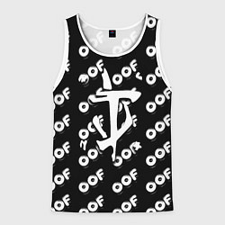 Майка-безрукавка мужская Doom off black, цвет: 3D-белый