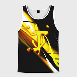 Мужская майка без рукавов Doom геометрия из полос