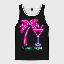 Мужская майка без рукавов Sirens night