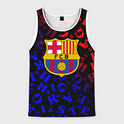 Мужская майка без рукавов Barcelona градиент символы