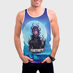 Майка-безрукавка мужская Рейвен Fortnite, цвет: 3D-белый — фото 2