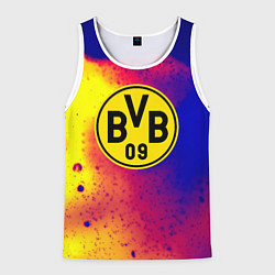 Майка-безрукавка мужская Borussia космические краски, цвет: 3D-белый