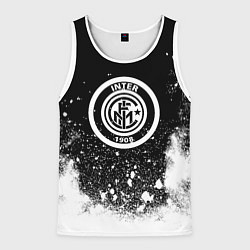 Мужская майка без рукавов Inter белый всплеск краско