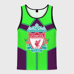 Майка-безрукавка мужская Liverpool геометрия текстура спорт, цвет: 3D-черный