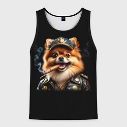 Мужская майка без рукавов Гламурный чау-чау