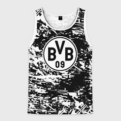 Мужская майка без рукавов Боруссиа белые краски