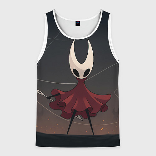 Мужская майка без рукавов Hollow Knight - Silksong / 3D-Белый – фото 1
