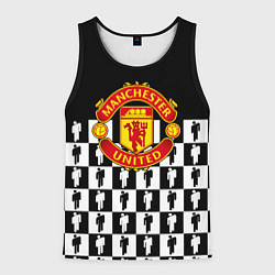 Мужская майка без рукавов Манчестер Юнайтед люди паттерн