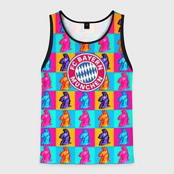 Майка-безрукавка мужская Fortnite x Bayern, цвет: 3D-черный