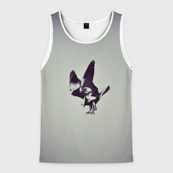 Мужская майка без рукавов Атакующий ястреб