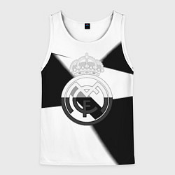 Мужская майка без рукавов Реал Мадрид геометрия полосы
