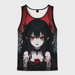 Мужская майка без рукавов Девушка в стиле аниме в воде