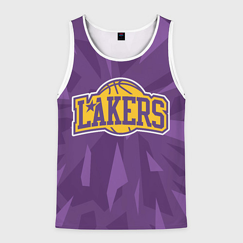 Мужская майка без рукавов NBA Los Angeles Lakers / 3D-Белый – фото 1