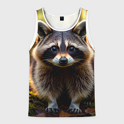 Майка-безрукавка мужская Полоскун, цвет: 3D-белый