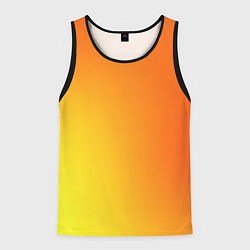 Мужская майка без рукавов Color orange red