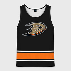 Майка-безрукавка мужская Anaheim Ducks Selanne, цвет: 3D-черный