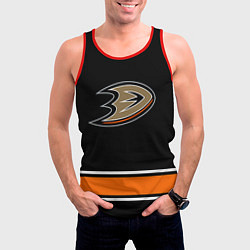 Майка-безрукавка мужская Anaheim Ducks Selanne, цвет: 3D-красный — фото 2