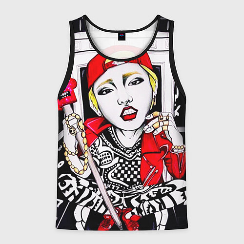 Мужская майка без рукавов Block b / 3D-Черный – фото 1