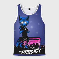 Майка-безрукавка мужская The Prodigy: Night Fox, цвет: 3D-белый