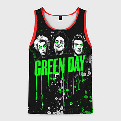 Майка-безрукавка мужская Green Day: Acid Colour, цвет: 3D-красный