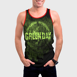 Майка-безрукавка мужская Green Day: Acid Voltage, цвет: 3D-красный — фото 2
