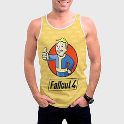 Майка-безрукавка мужская Fallout 4: Pip-Boy, цвет: 3D-белый — фото 2