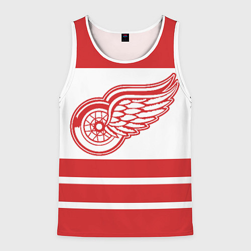 Мужская майка без рукавов Detroit Red Wings / 3D-Белый – фото 1