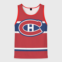 Майка-безрукавка мужская Montreal Canadiens, цвет: 3D-красный