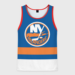 Майка-безрукавка мужская New York Islanders, цвет: 3D-красный