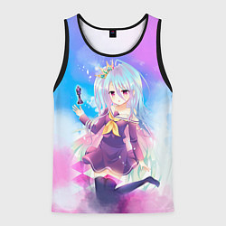 Майка-безрукавка мужская No Game No Life, цвет: 3D-черный