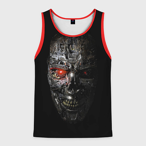 Мужская майка без рукавов Терминатор: Генезис / 3D-Красный – фото 1