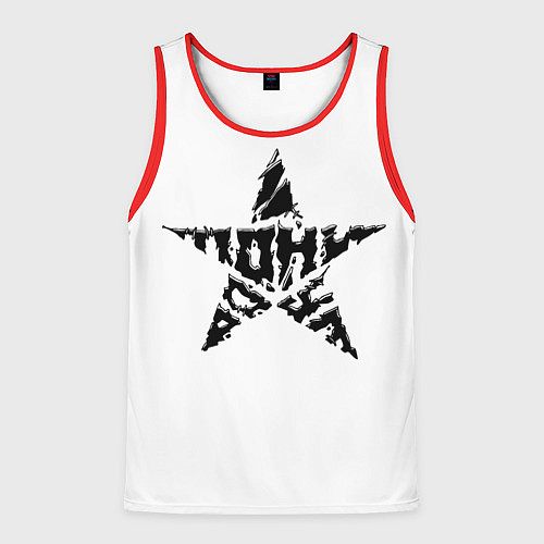 Мужская майка без рукавов Тони Раут звезда / 3D-Красный – фото 1