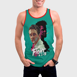 Майка-безрукавка мужская Fight Club Stories, цвет: 3D-красный — фото 2