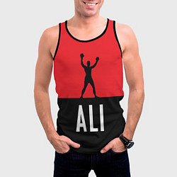Майка-безрукавка мужская Ali Boxing, цвет: 3D-черный — фото 2