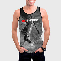 Майка-безрукавка мужская Red maсhine, цвет: 3D-черный — фото 2